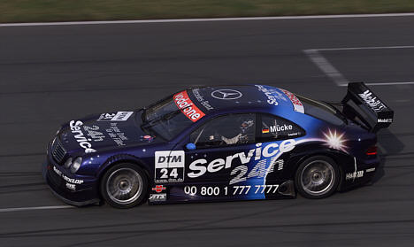 2002 - I en test af AMG-Mercedes'en